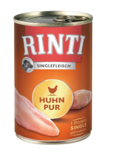 Влажный корм для собак Rinti Singlefleisch Pur Kana куриная грудка 400г