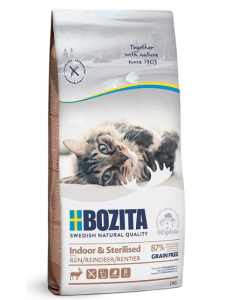 Корм для кошек без зерновой Bozita 2 кг оленина