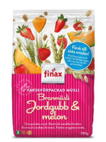 Мюсли Finax Strawberry & Meloni 650г Клубника и Дыня 
