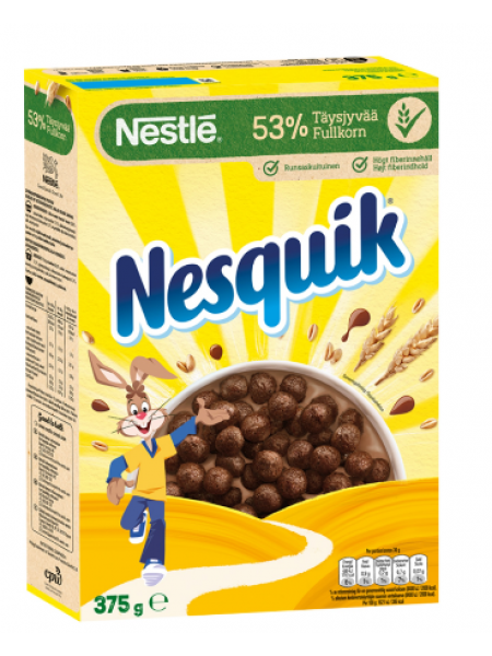 Хрустящие шарики какао-хлопьев из пшеницы и кукурузы Nestlé Nesquik 375г