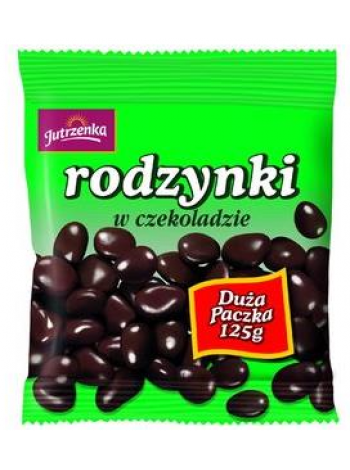 Изюм в шоколаде Jutrzinka 125г в пакете