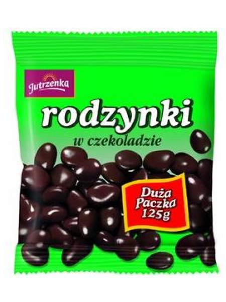 Изюм в шоколаде Jutrzinka 125г в пакете