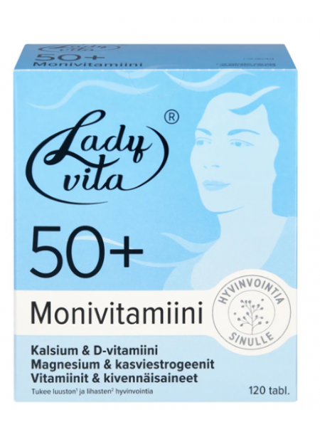 Витамины для женщин Ladyvita 50+ 120 таблеток