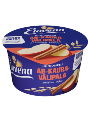 Овсяный йогурт Elovena uuniomena AB-kauravälipala 150г печеное яблоко