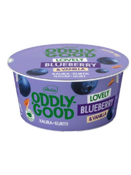 Овсяный йогурт Valio Oddlygood 150г черника-ваниль