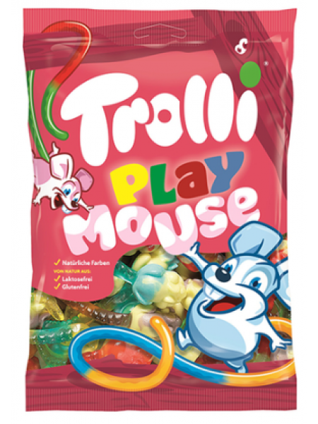 Жевательные конфеты Trolli Playmouse 200г без глютена и лактозы