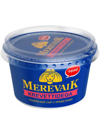 Плавленый сыр с креветками Tere MEREVAIK krevettidega 200г 