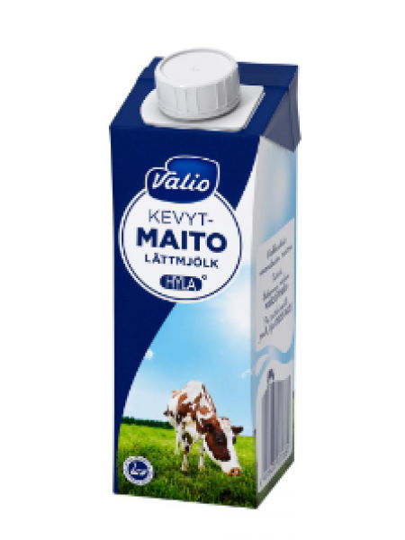 Обезжиренное молоко Valio 2,5 дл HYLA UHT с низким содержанием лактозы