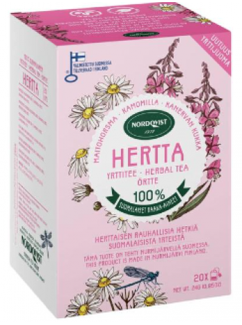 Чай травяной Nordqvist Hertta 20 x 1,2 г в пакетиках