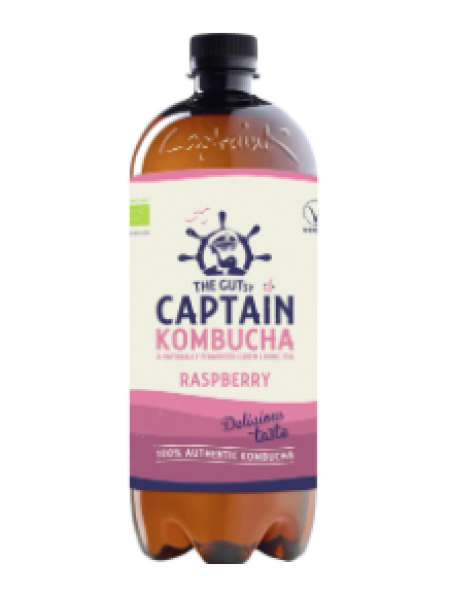 Напиток из чайного гриба со вкусом малины The Gutsy Captain Kombucha California Raspberry 950мл