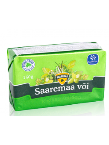 Сливочное масло с чесноком и зеленью SAAREMAA Koduaia ürtidega või 150г
