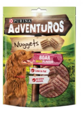 Лакомство для собак со вкусом дикого кабана Purina AdVENTuROS Nuggets Villisian makuinen 90г