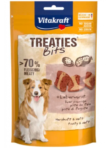Лакомство для собак со вкусом курицы или печени Vitakraft Treaties Bits 120г