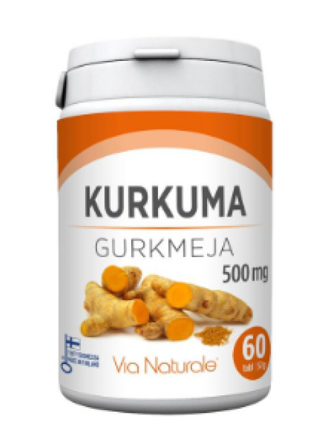 Куркума Kurkuma Via Naturale 500 mg 60таб