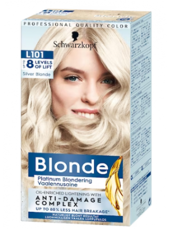 Краска для волос Schwarzkopf Blonde L101 Silver Blonde №1