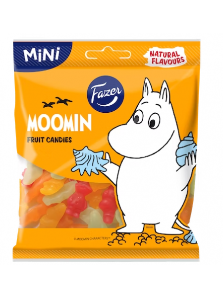 Фруктовые жевательные конфеты Fazer Moomin 80г