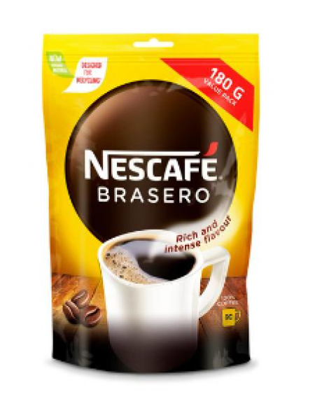Растворимый кофе Nescafé Brasero 180 г в пакетиках