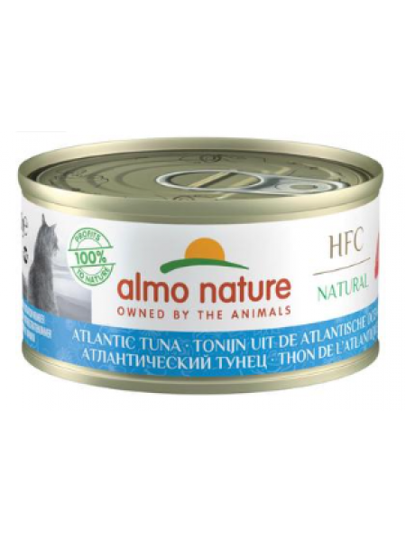 Натуральный прикорм для кошек с атлантическим тунцом Almo Nature HFC 70 г