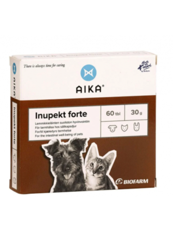Ветпрепарат для животных для нормальной работы кишечника AIKA INUPEKT FORTE 60шт