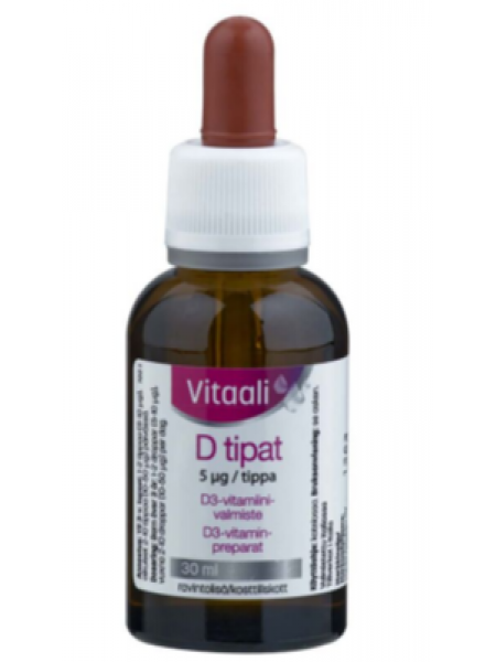 Капли витаминные VITAALI D-TIPAT 30 мл
