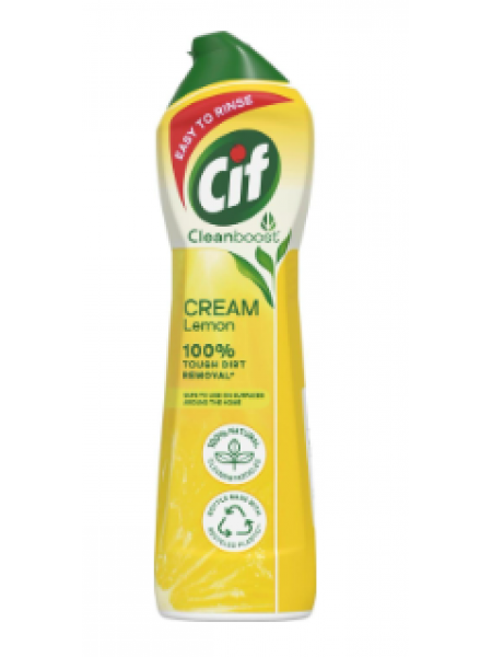Очищающий крем Cif Cream Lemon 500мл лимон 
