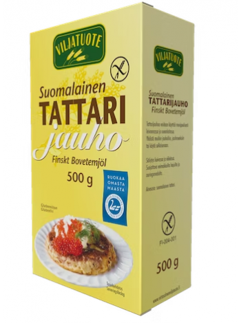 Безглютеновая гречневая мука Viljatuote Suomalainen Tattarijauho gluteeniton 500г