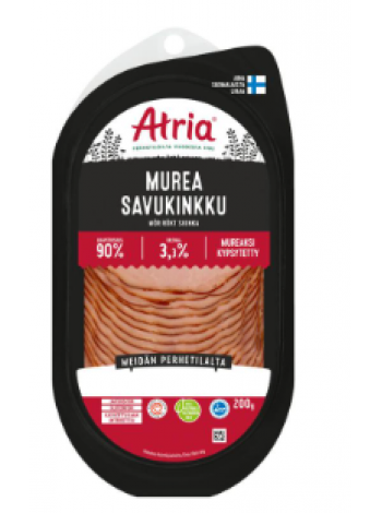 Ветчина Atria Murea Savukinkku 200г Не содержит лактозы