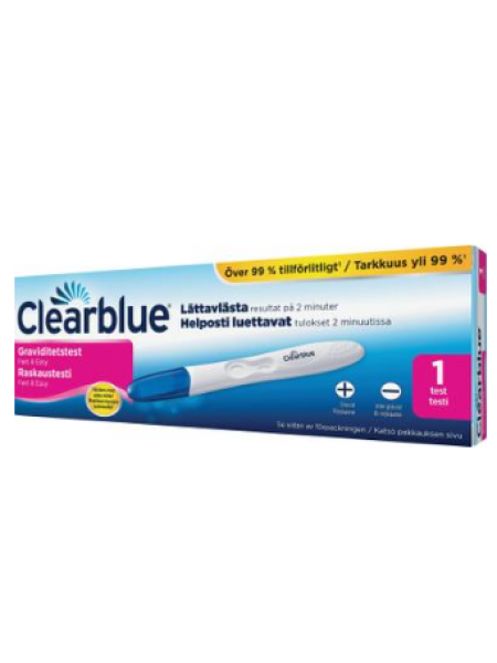 Тест на беременность Clearblue Fast&Easy raskaustesti 1шт