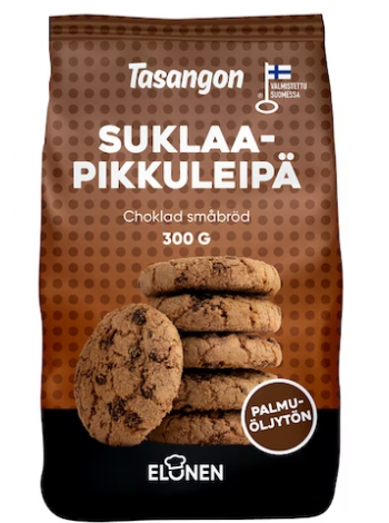 Печенье с шоколадной стружкой Tasangon Suklaapikkuleipä 300г без лактозы