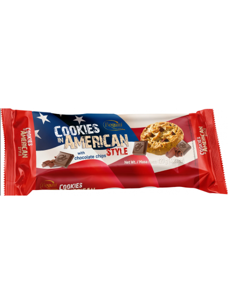 Печенье Американское American Cookie 120г с кусочками шоколада