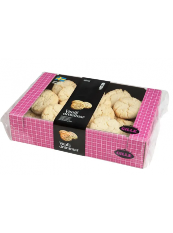 Печенье с ванильным вкусом Gille Vaniljaunelma 600 г в коробке