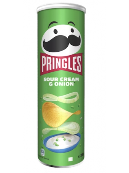 Чипсы со сметаной и луком Pringles Sour Cream & Onion 200г