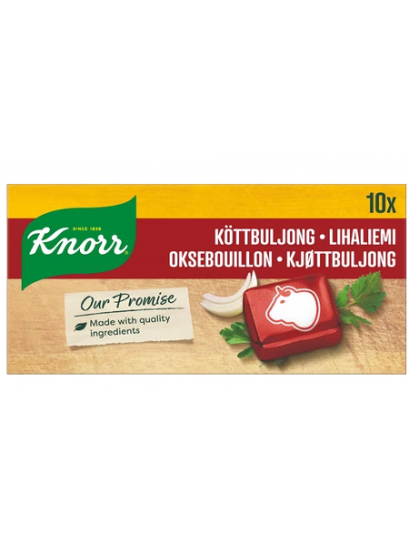 Мясной бульон в кубиках Knorr lihaliemikuutio 10x10г