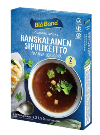 Французский луковый суп быстрого приготовления Blå Band 2 X 49 г без глютена и без лактозы
