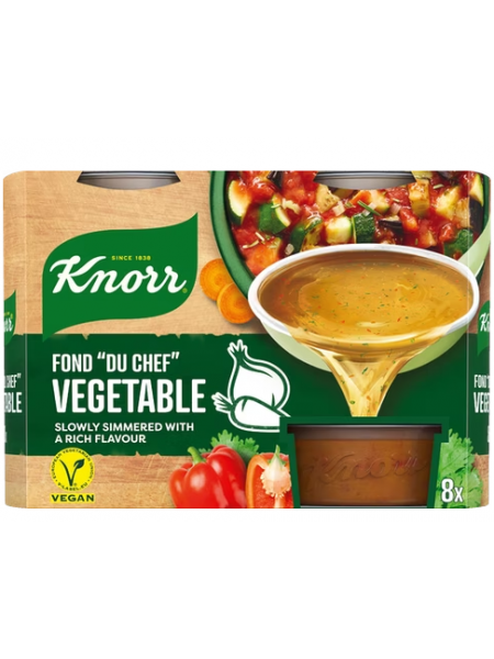 Концентрат овощного бульона Knorr Fond "du Chef" Vegetable 8x28г