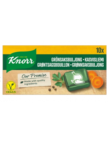 Овощной бульон в кубиках Knorr Our Promise 10x10г