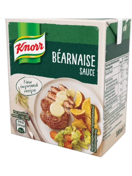 Ингредиенты для соуса Knorr Béarnaise 300мл к мясу куре и рыбе 