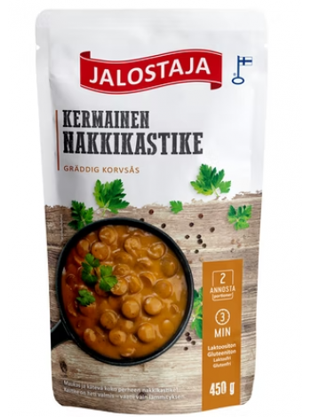 Сливочный соус накки Jalostaja Kermainen nakkikastike 450г