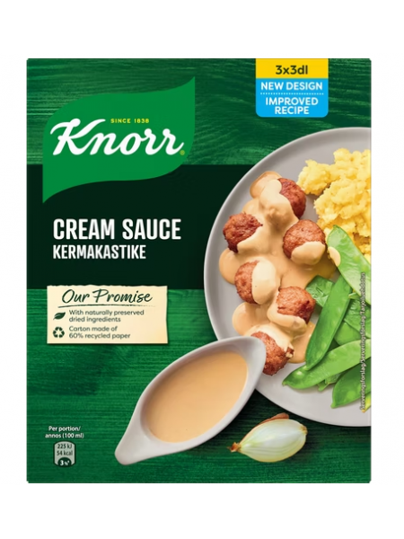 Сливочный соус Knorr Cream Sauce Kermakastike 3x24г