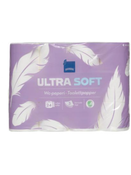 Туалетная бумага Rainbow Ultra Soft  24шт