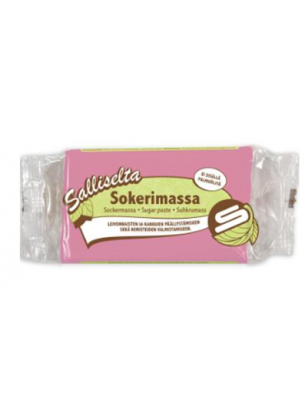 Сахарная паста Salliselta Sokerimassa Roosa 250г розовая