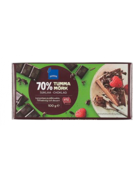 Темный шоколад для выпечки Rainbow Tumma Mork 70% 100г