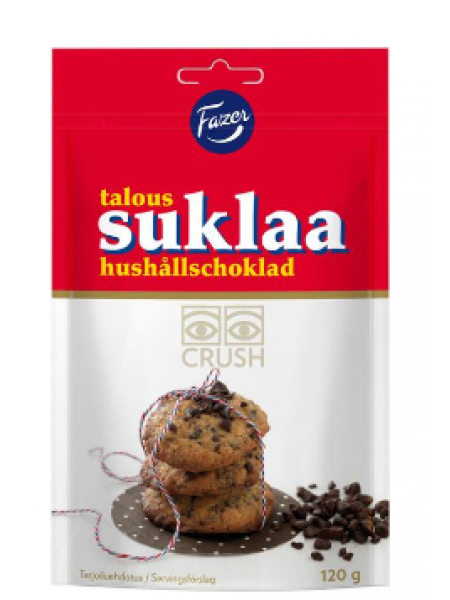 Крошка из темного шоколада Fazer Talous Suklaa 120г