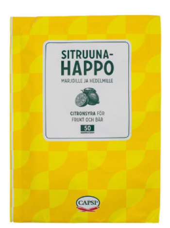 Лимонная кислота Capsi Sitruunahappo 50г