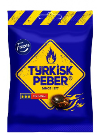 Конфеты с острым перцем Fazer Turkish Peber Original 150г