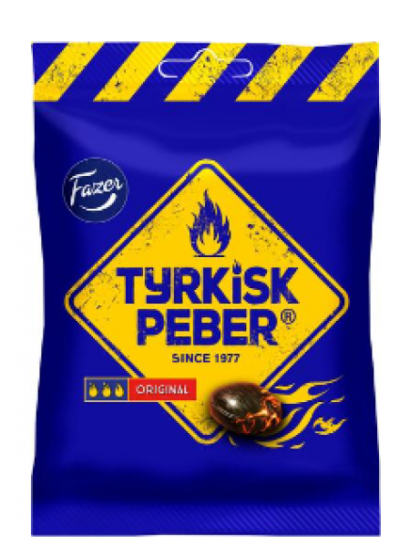 Конфеты с острым перцем Fazer Turkish Peber Original 150г