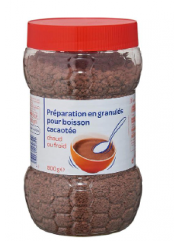 Гранулированный порошок для растворимого какао-напитка Carrefour First Price kaakaojuomarouhe 15 % 800г