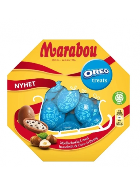 Шоколадные конфетки с печеньем Marabou Oreo Treats 144г