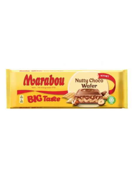 Шоколад плиточный Marabou Big Taste Nutty Choco Wafer 270г