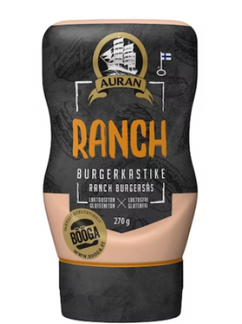 Соус для бургеров Auran Ranch Burger 270г не содержит глютена и лактозы
